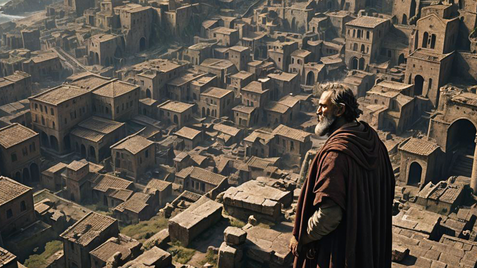 Paul the Apostle standing on a summit.The ministry of Paul had obedience as its ultimate goal. Paul recognised his ministry was something the Lord carried out in this way. Obedience in men's hearts is accomplished only by the Lord. This is at the heart of the apostolic ministry.