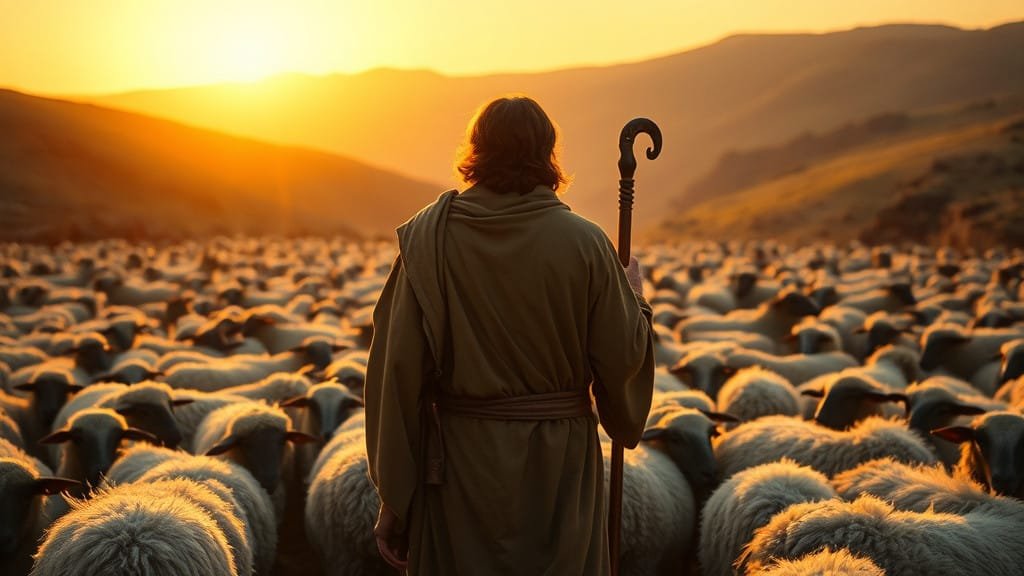 A view of a shepherd